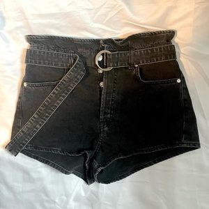 H&M High Waisted Shorts W/ Belt